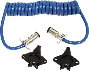 BLUE OX BX8862 6 WIRE ELECT COILED CABLE EXT